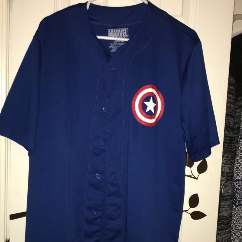 Marvel captain America jersey